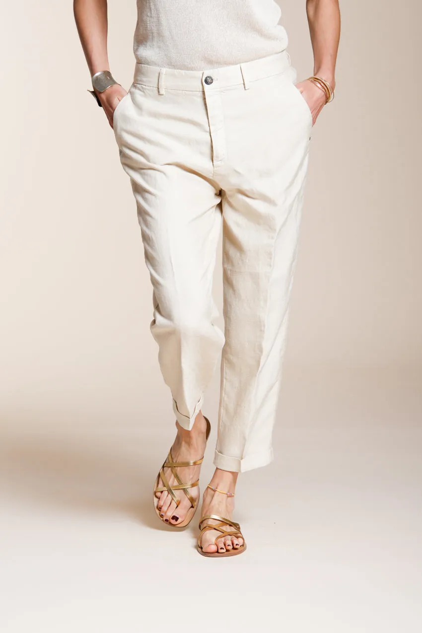 Mason's Linda Summer chinos mælkehvid relaxed fit