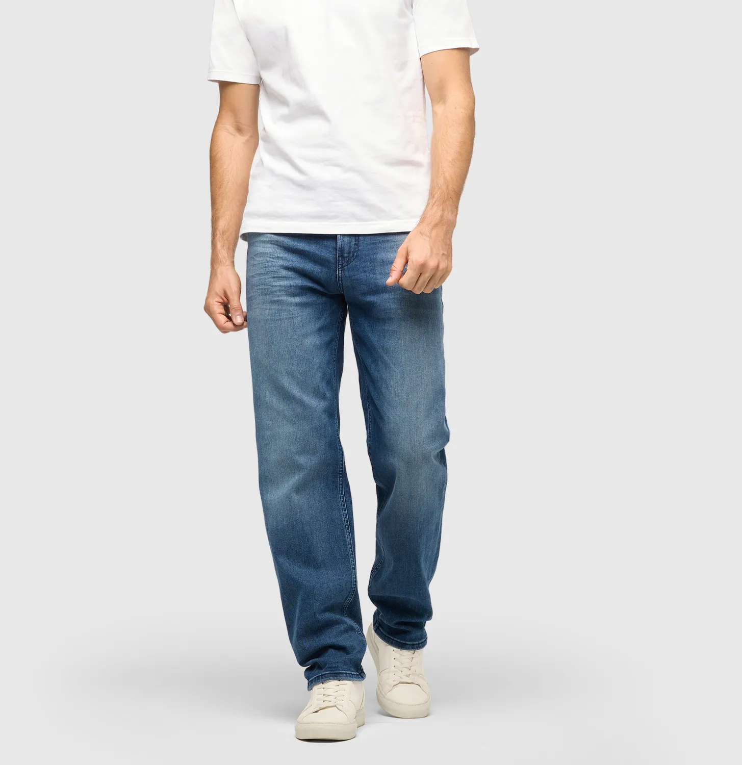 MAC Rick 0431-00-1982L jeans mellemblå comfort fit