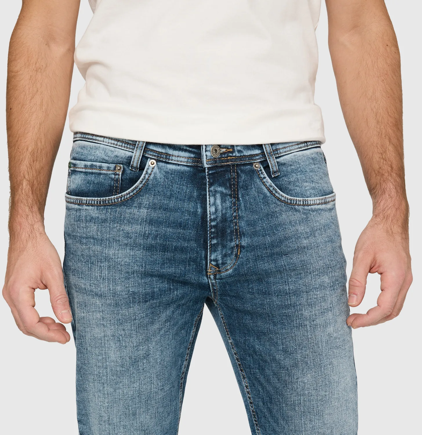 MAC Arne 0970 jeans mellemblå modern fit