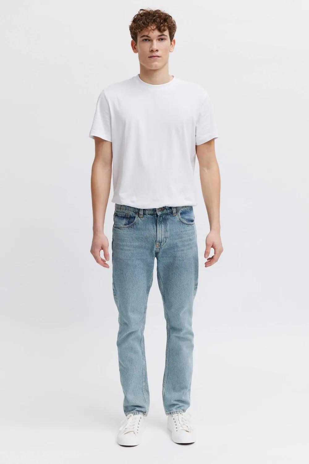 Organsk Element Arctic Classic jeans lyseblå straight