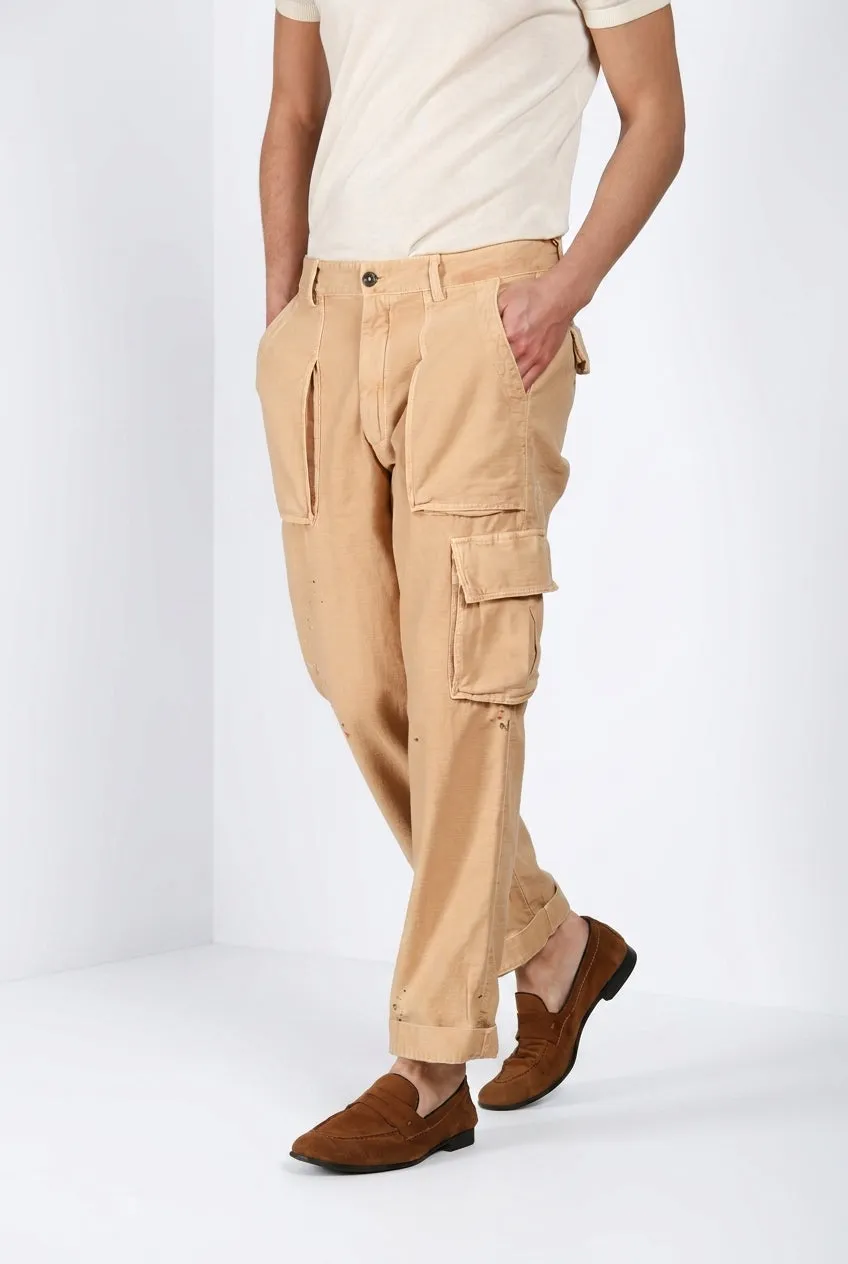 Mason's Cuba Work M74 cargobukser kaki relaxed