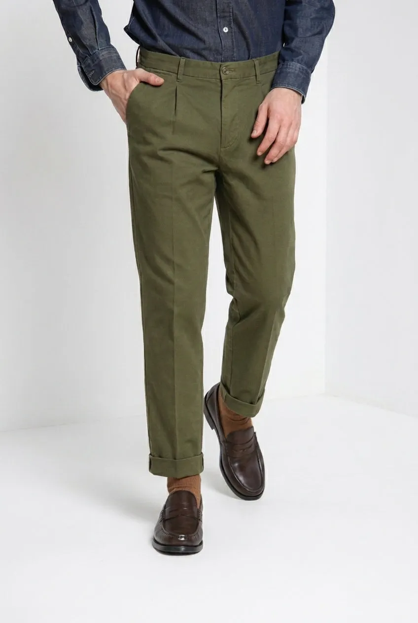 Mason's Pinces22 chino bukser relaxed oliven