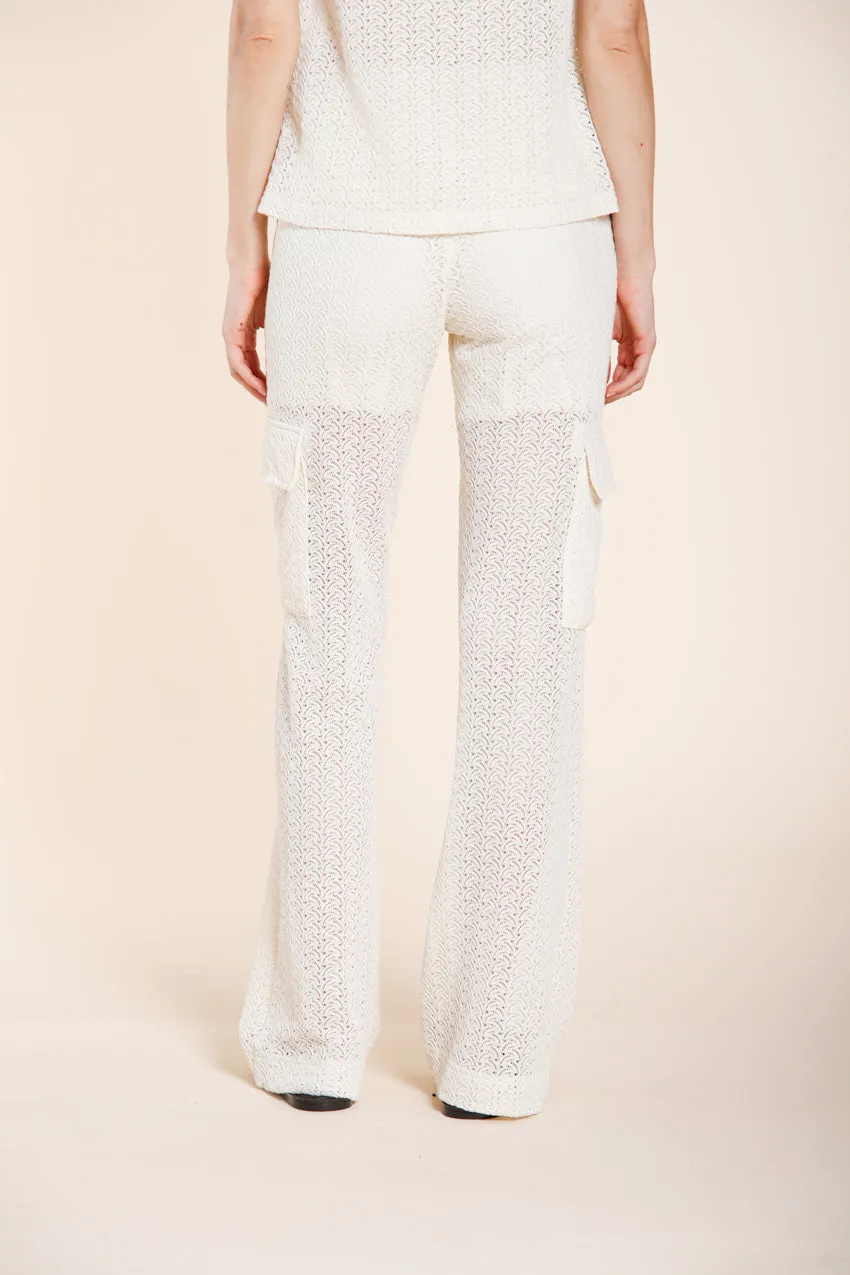 Mason's Easy Straight cargo jogger bukser creme straight
