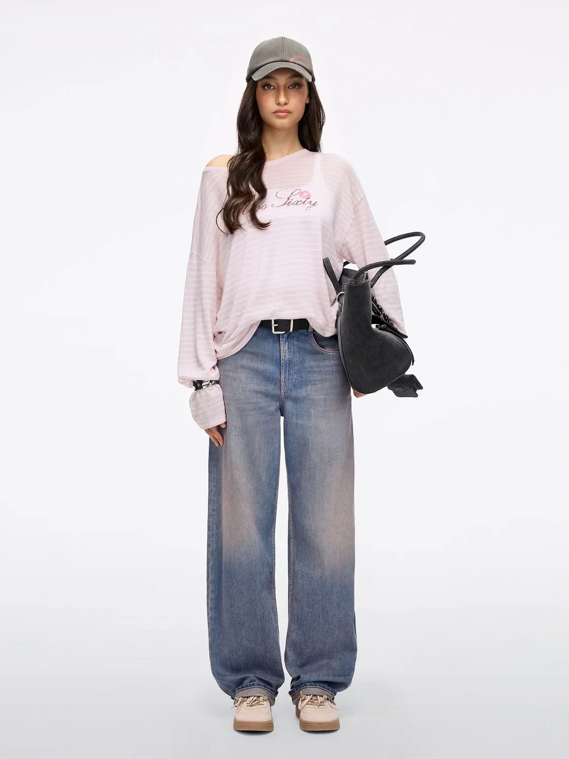 Miss Sixty Elizabeth Jeans barrel middle blue stræk