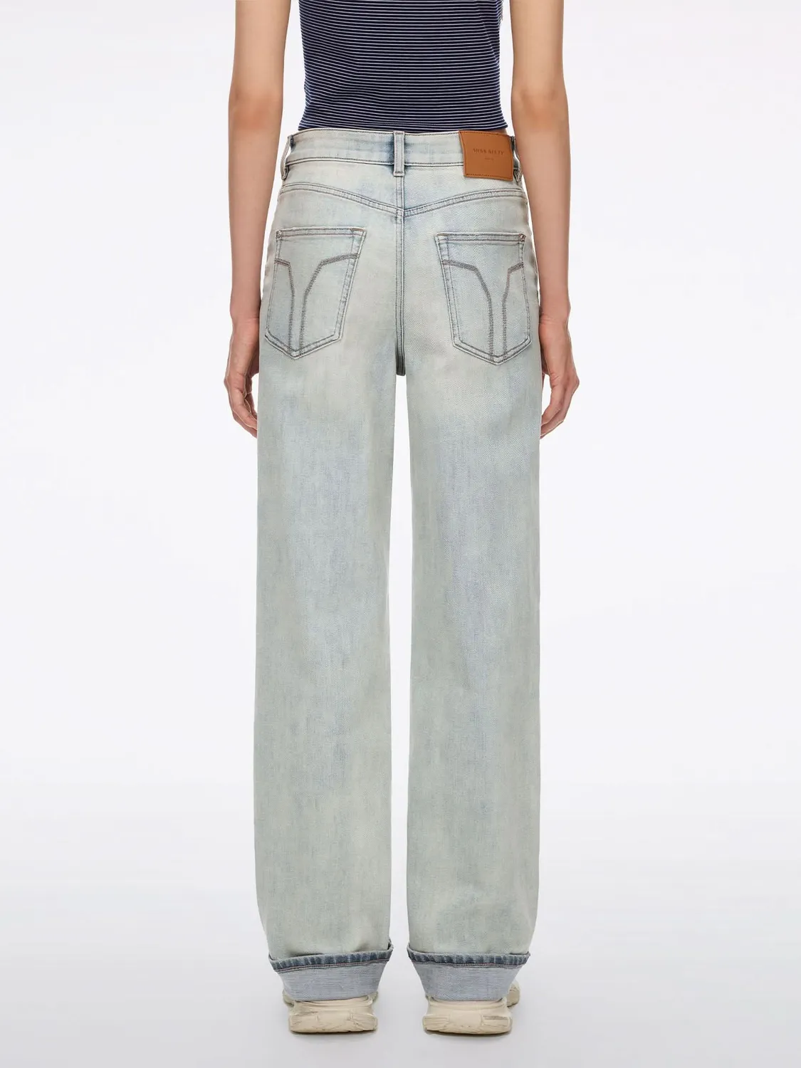 Miss Sixty Straight-Leg jeans lyseblå stretch 30
