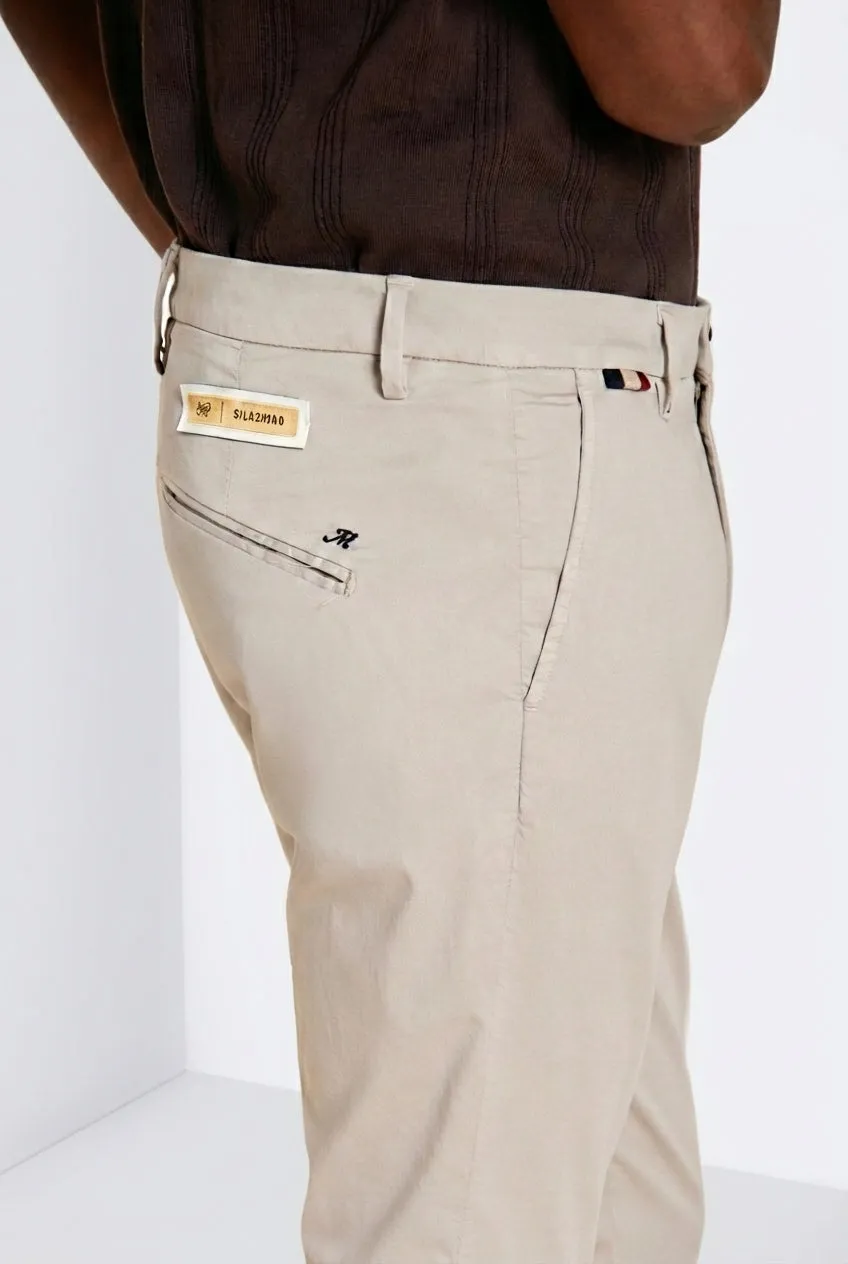 Mason's Osaka 1 Pinces chinos mellemgrå stretch