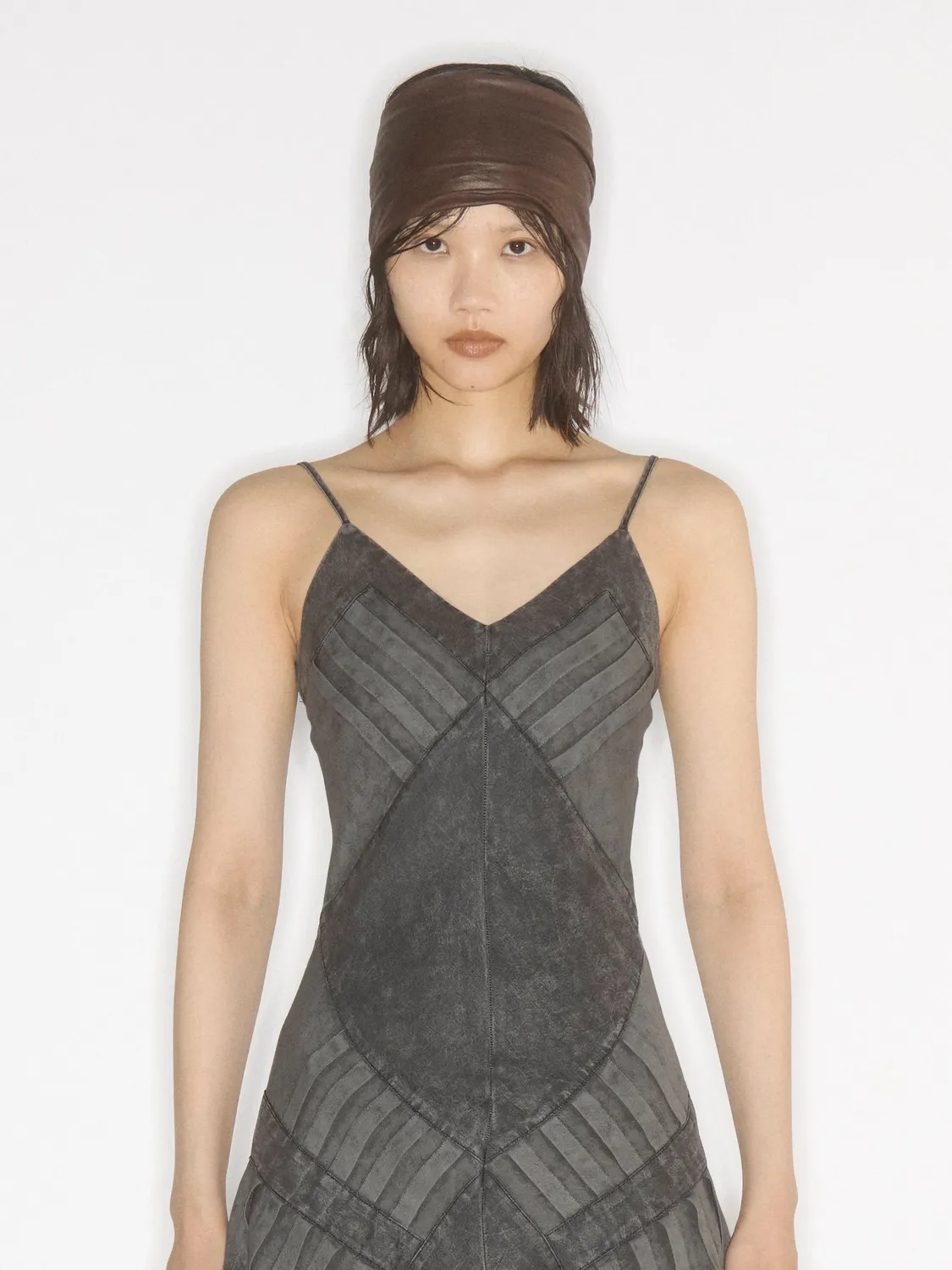 Miss Sixty Denim Cami Dress denimkjole sort bindebælte