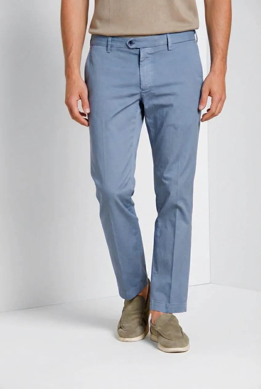 Mason's New York chinos lyseblå regular fit