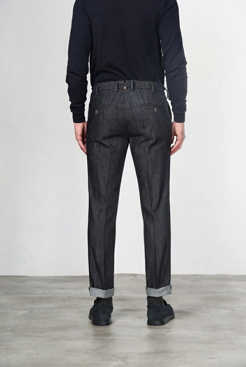 Mason's New York chino bukser navy denim regular