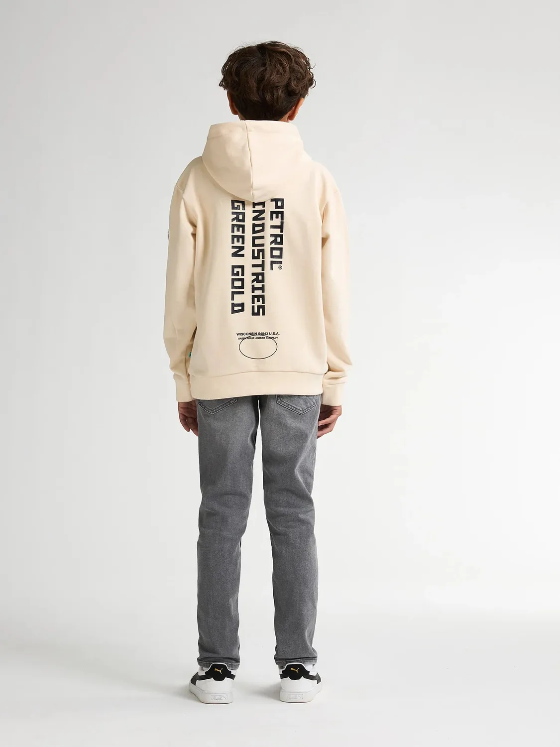 Petrol Industries Mendocino hoodie backprint bomuld