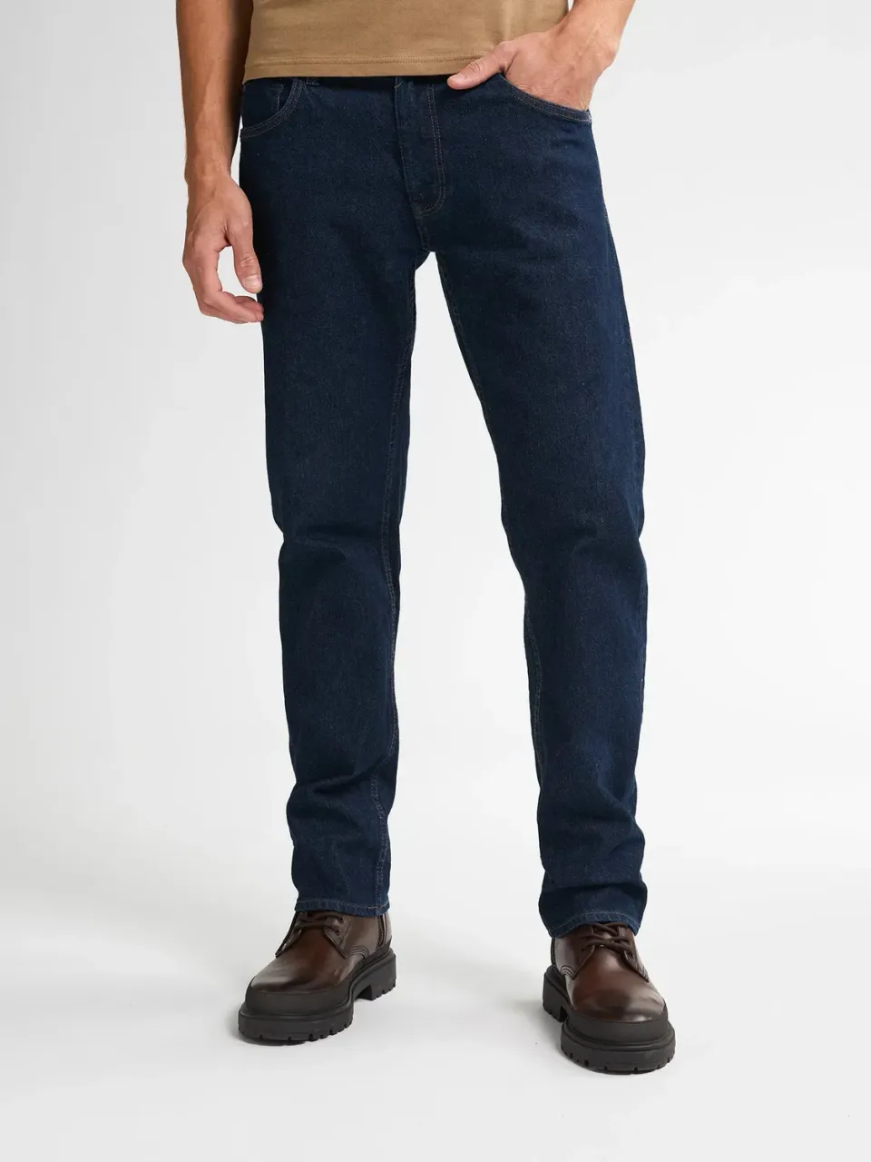 Petrol Starling Straight Fit jeans Rinsed stretch