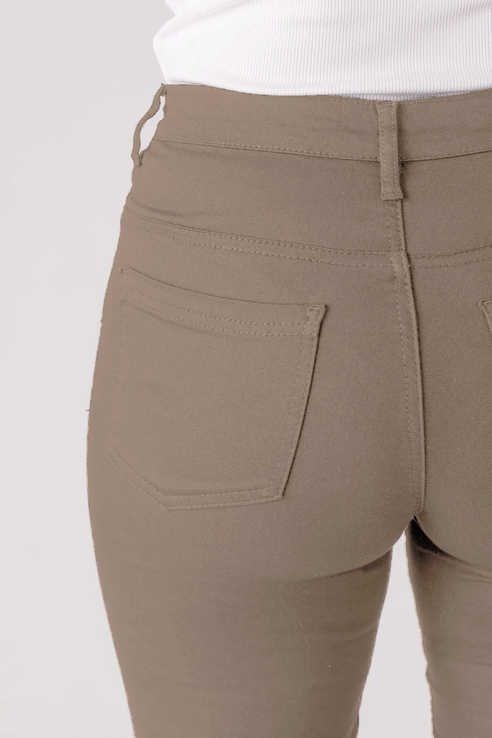 Merrytime 15661-431-47 Slim shorts khaki twill