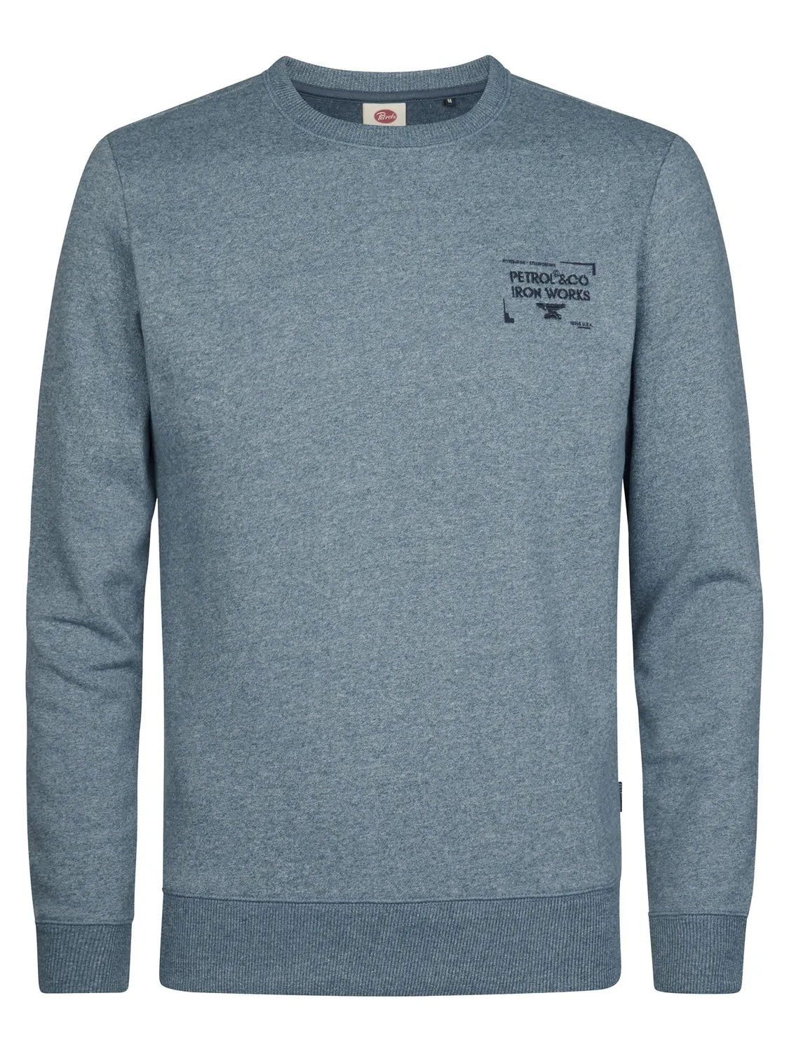 Petrol Industries Steelmont sweatshirt meleret bomuld