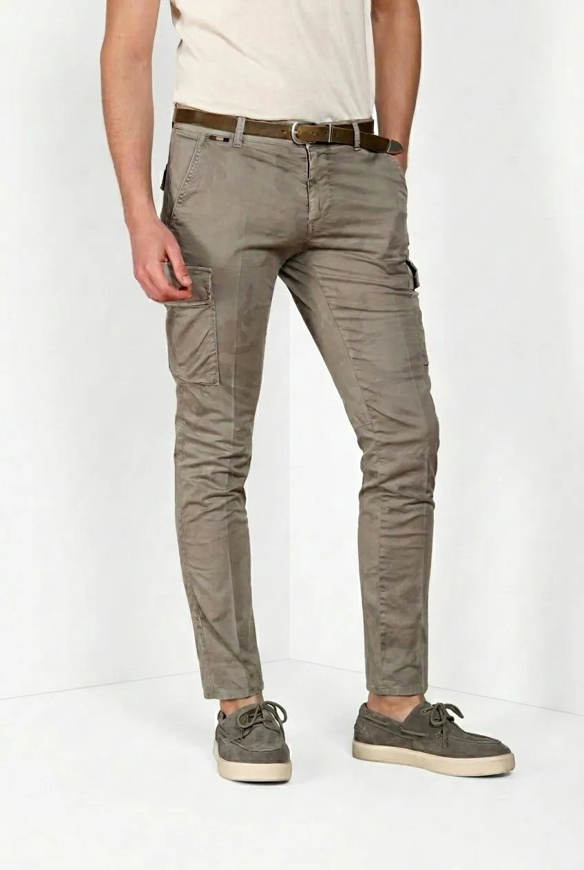 Mason's Chile cargo bukser salvie camouflage extra slim