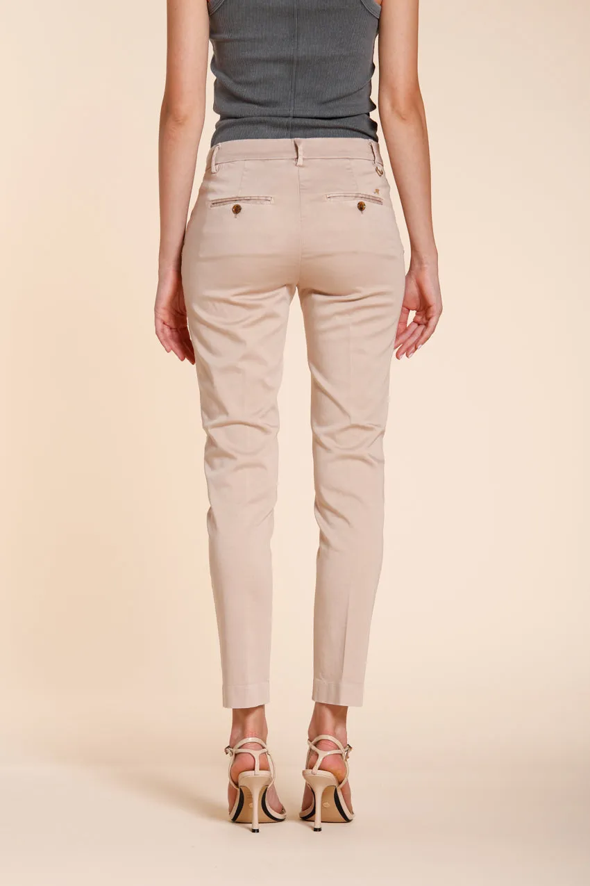 Mason's New York Slim chinos rosa stretch satin