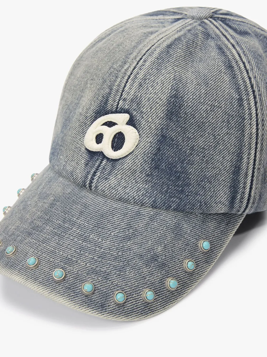 Miss Sixty Patchwork baseball cap blå denim