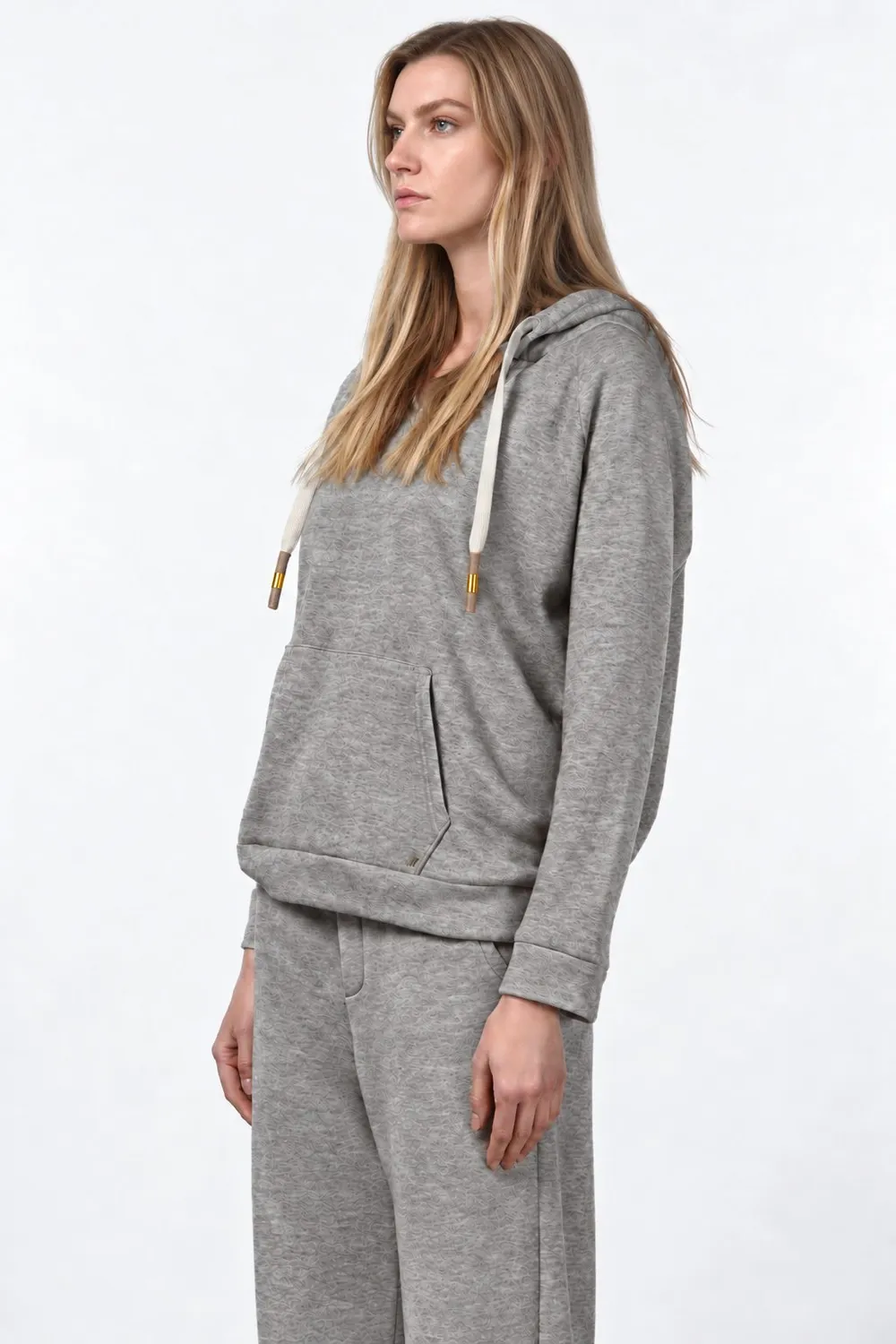 Mason's Hoodie sweatshirt grå striklook dame