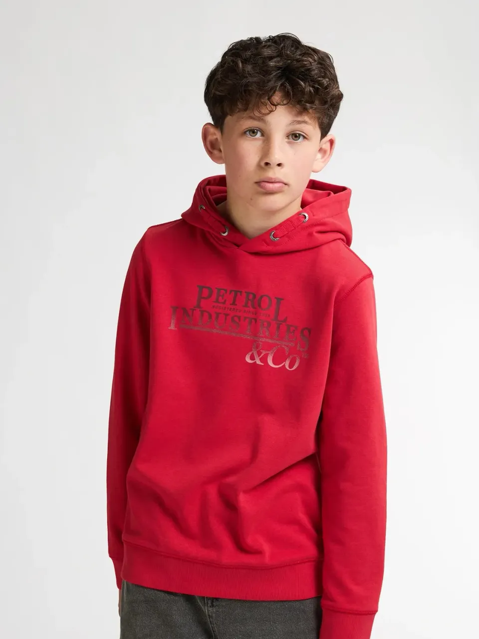 Petrol Industries Artwork Wenatchee hoodie Bullseye Red børn