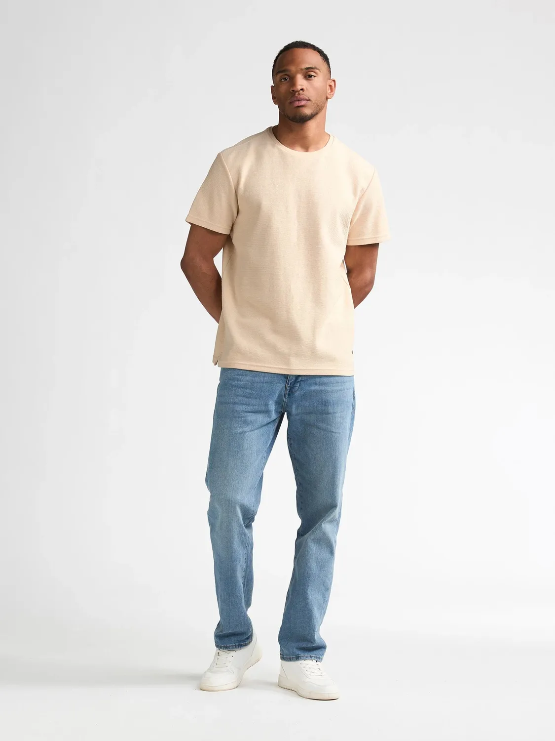 Petrol Industries Owens t-shirt stone white bomuld