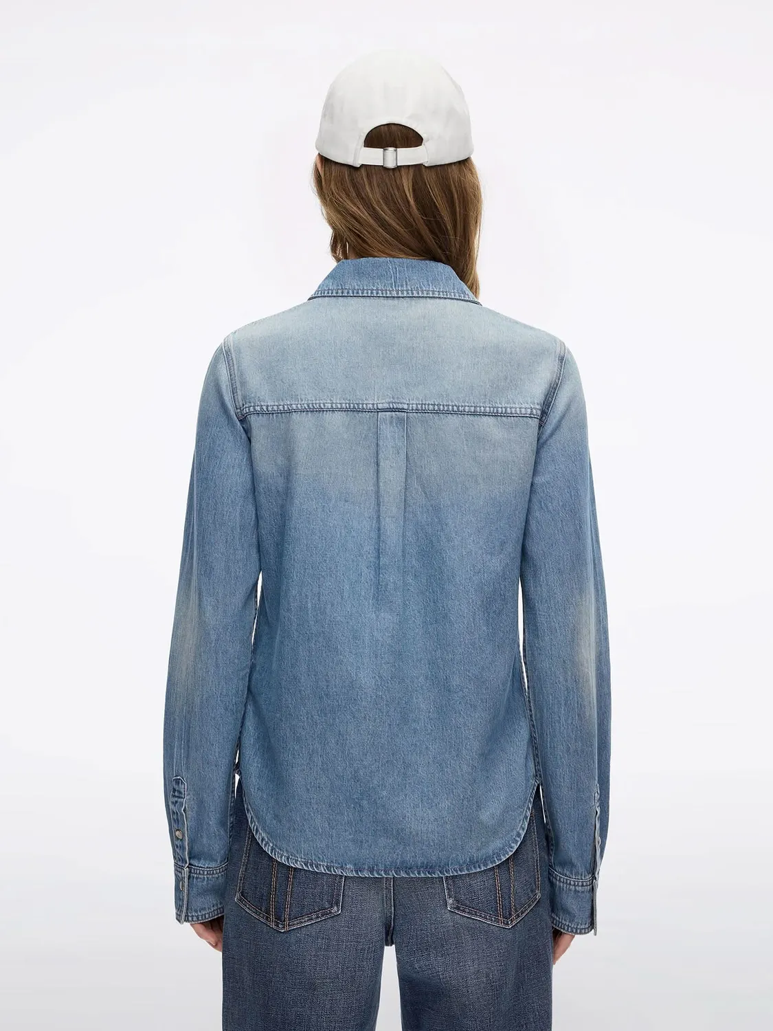 Miss Sixty Studded denimskjorte mørkeblå med nitter