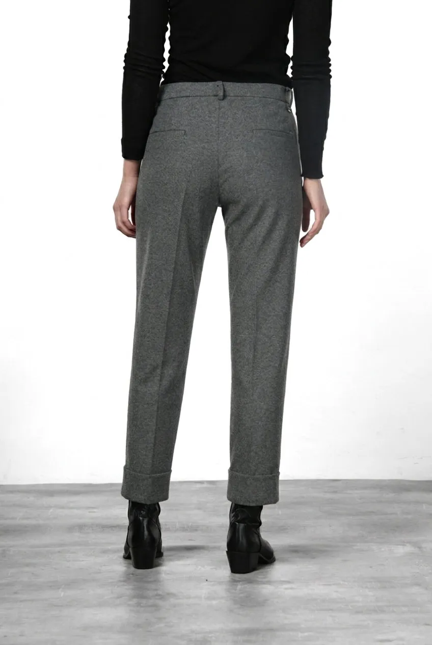 Mason's New York Carrot chinos mørkegrå jersey