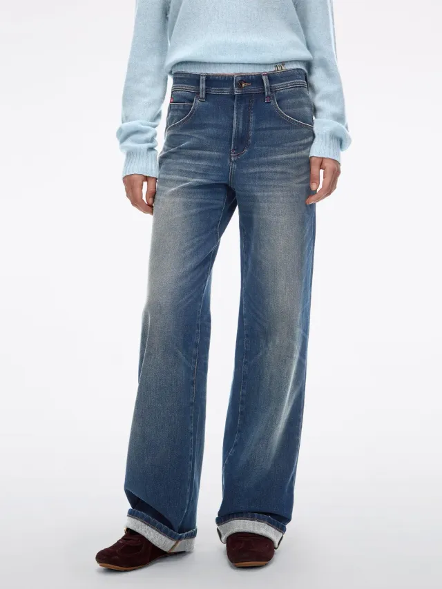 Miss Sixty ANNI straight jeans medium blue cashmere