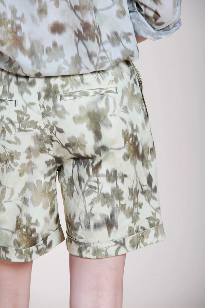 Mason's Jaqueline chino shorts sand slim bladprint