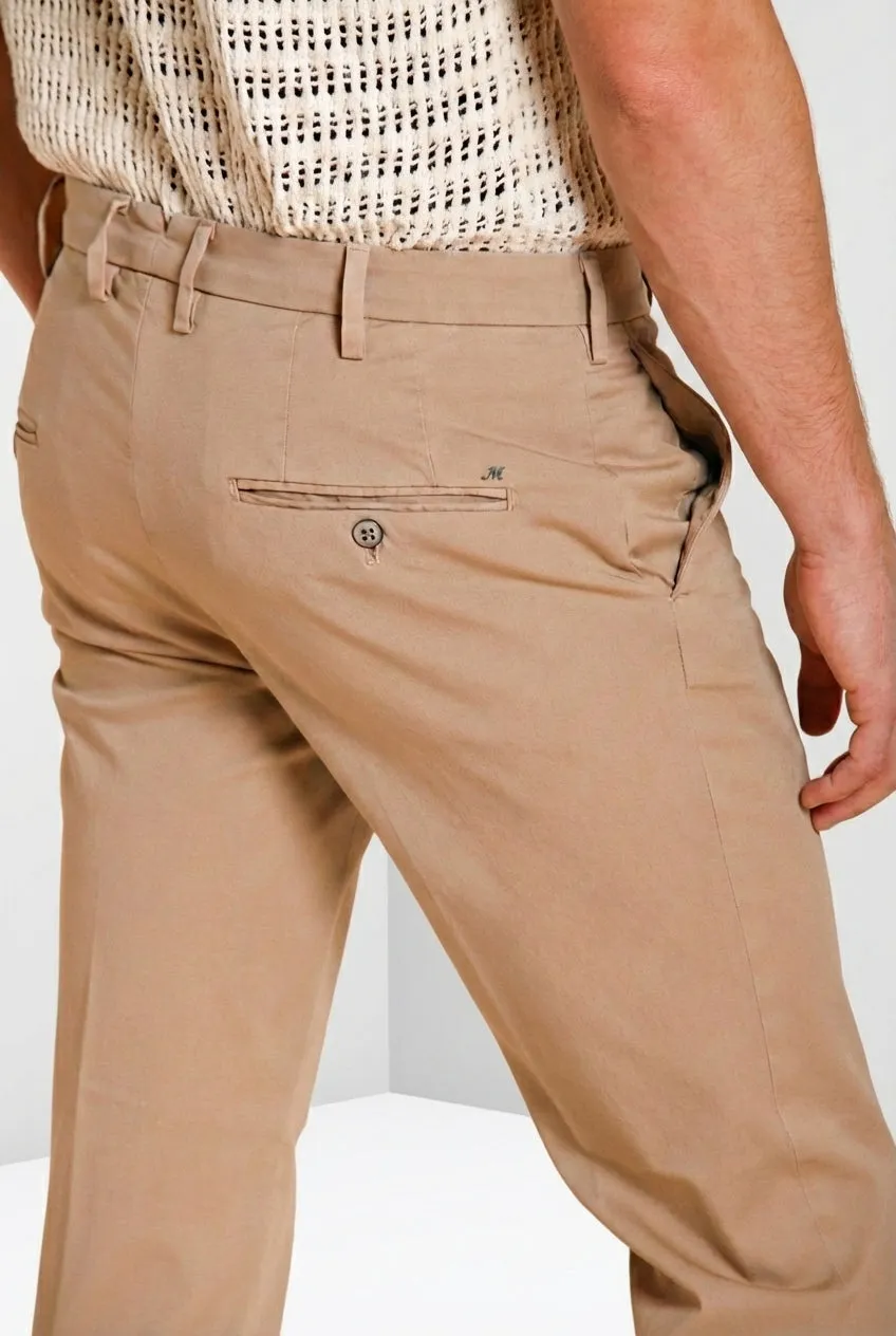 Mason's New York chino beige regular fit stretch