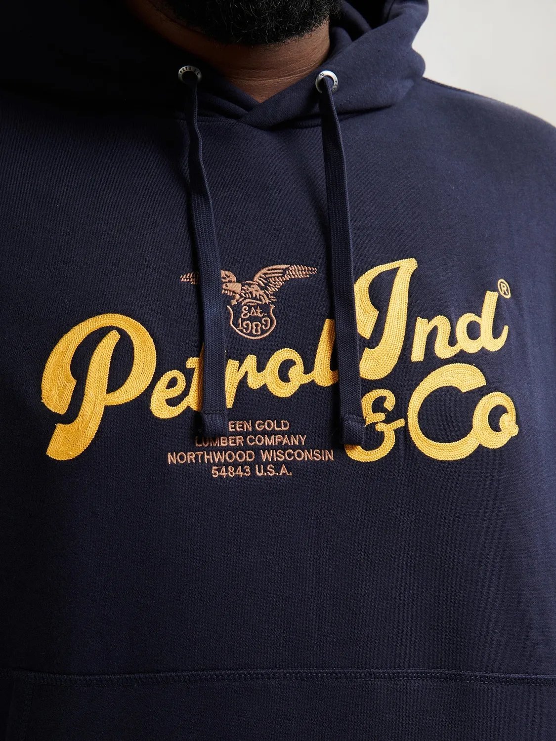 Petrol Industries Flagstaff hoodie plus size 3XL-6XL