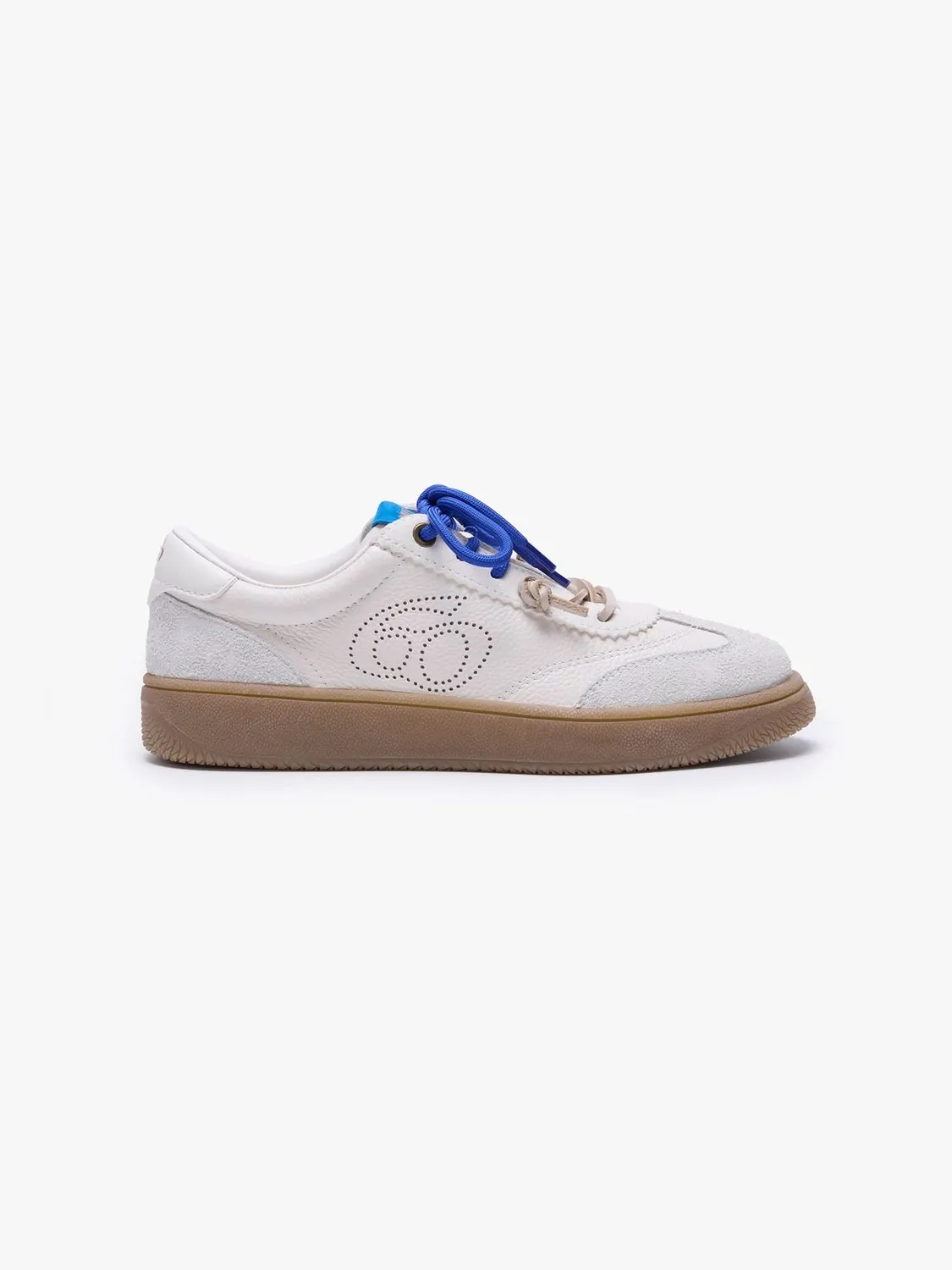 Miss Sixty lace-up sneakers baby pink læder