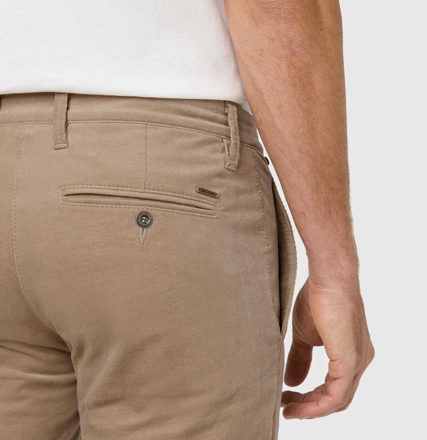 MAC Driver Pants 6351 cordbukser brun regular fit