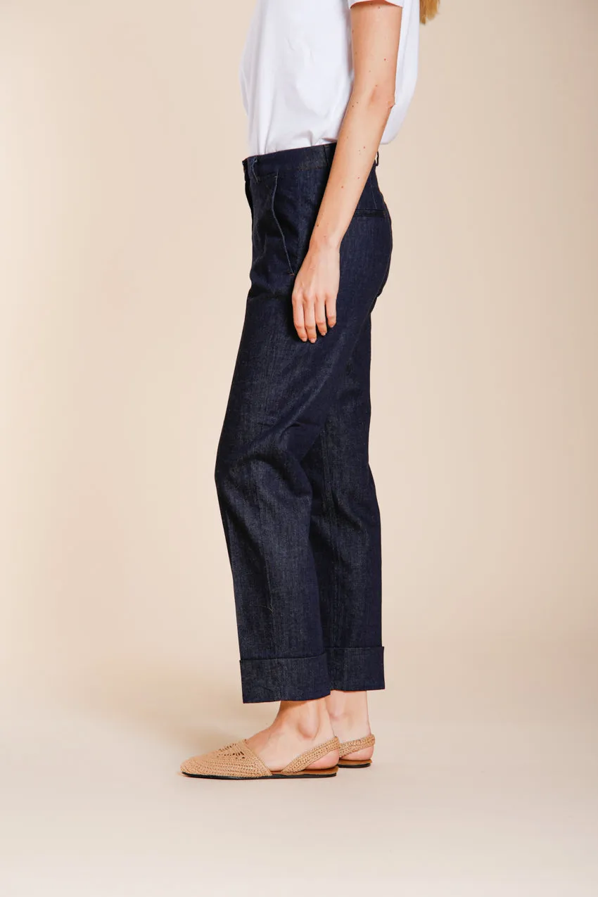 Mason's New York Carrot denimbukser navyblå stretch