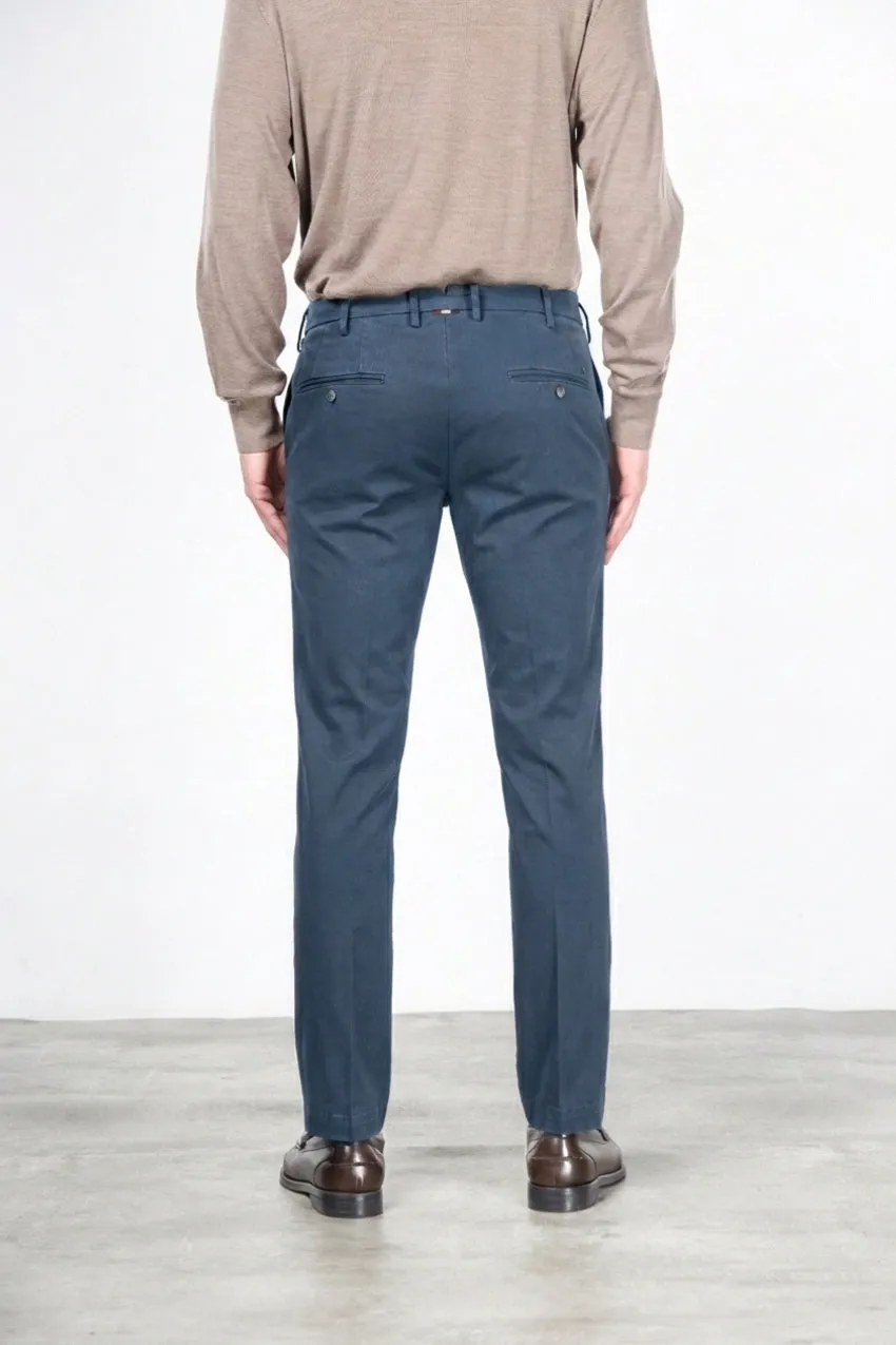 Mason's New York chino bukser royal blå stretch regular