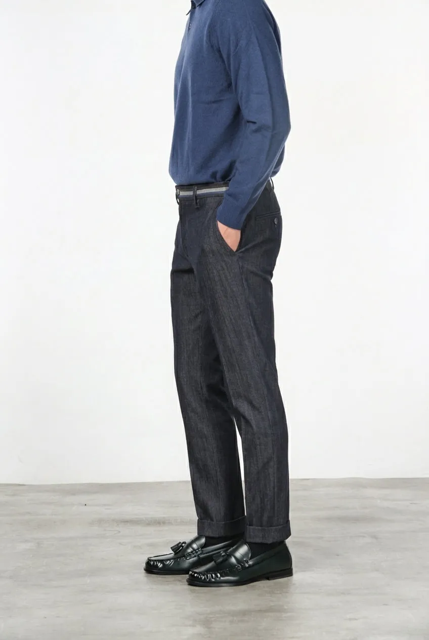 Mason's New York Winter chinobukser navy regular