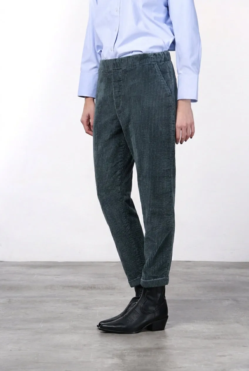 Mason's Malibu Jogger City chinobukser mørkegrøn fløjl