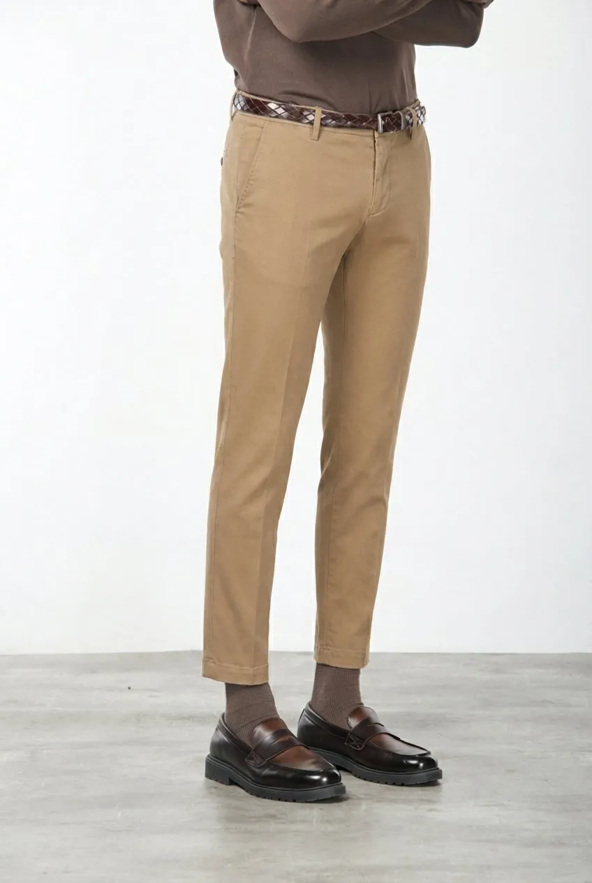 Mason's Milano chinos mørk beige extra slim