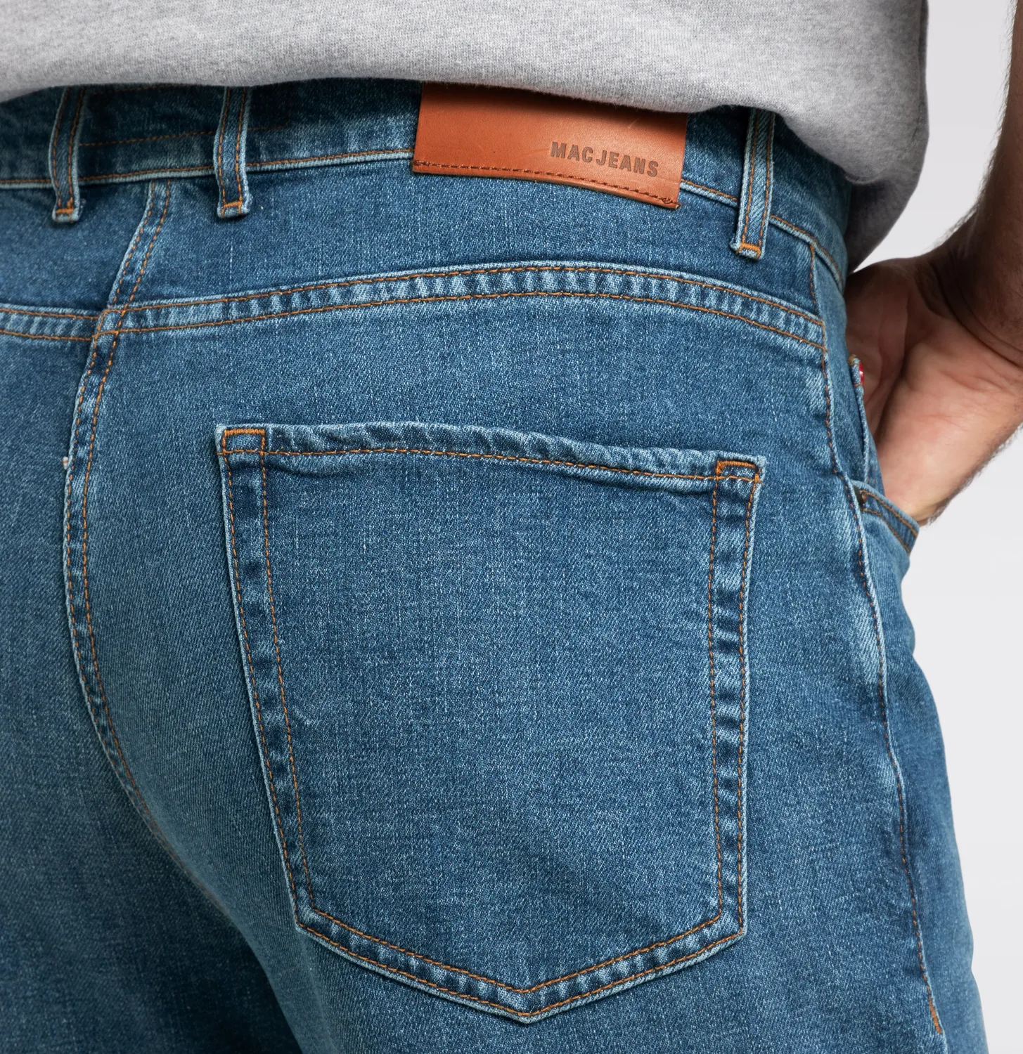 MAC Rick 0430 comfort jeans mørkeblå vintage