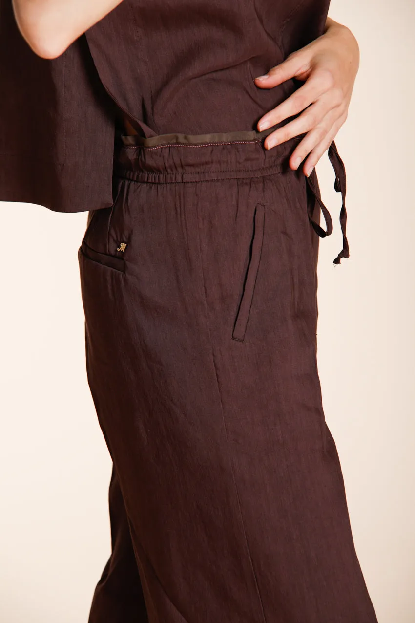 Mason's New York Studio Elax chinos brun hør straight