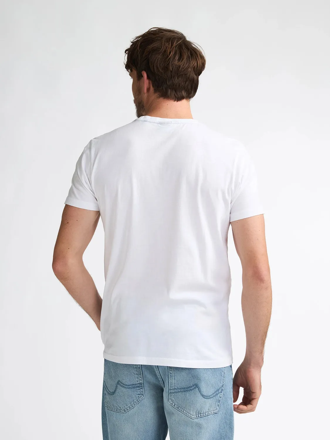 Petrol Industries Astro T-shirt Bright White i bomuld