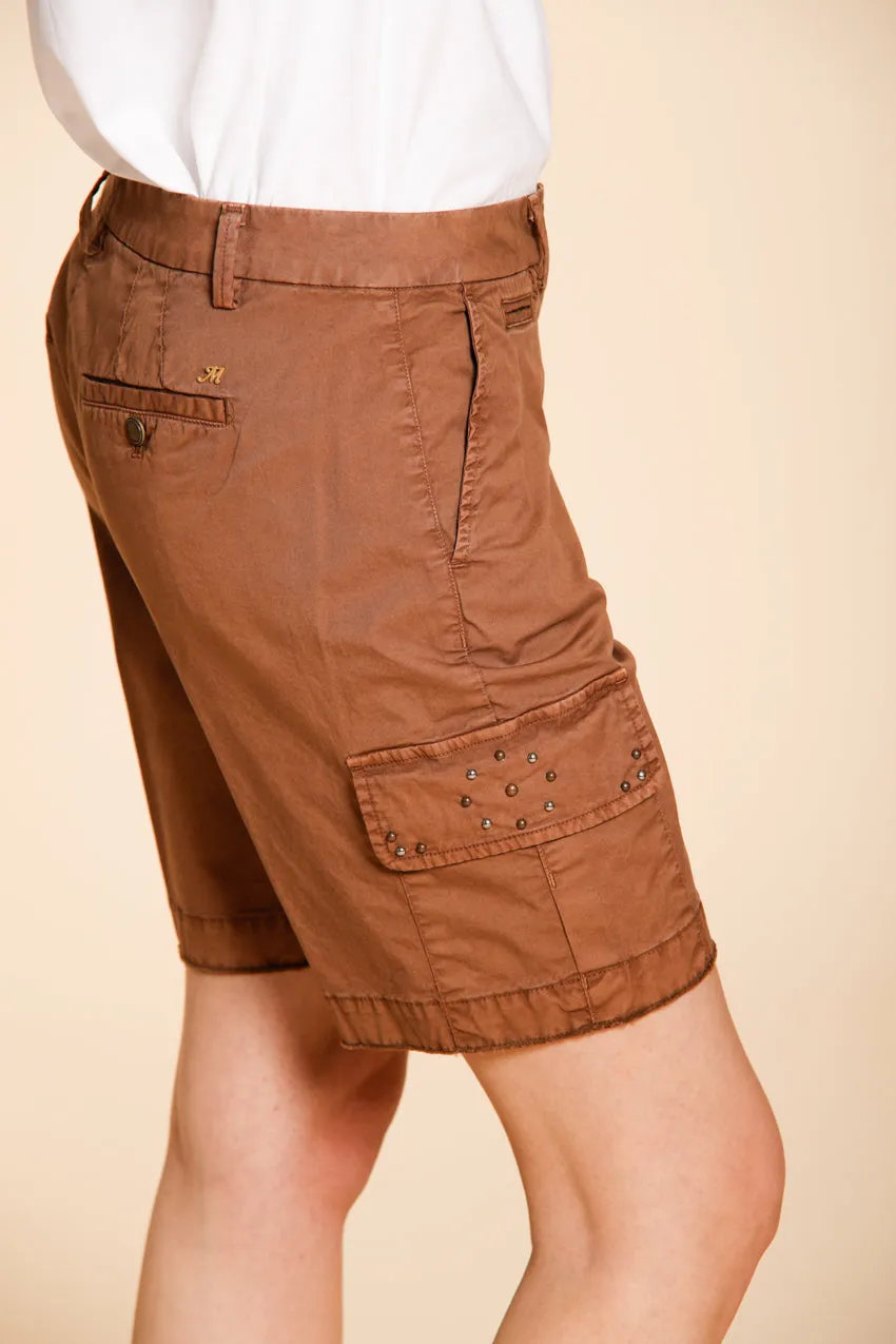 Mason's Chile cargo bermuda shorts lysebrun slim