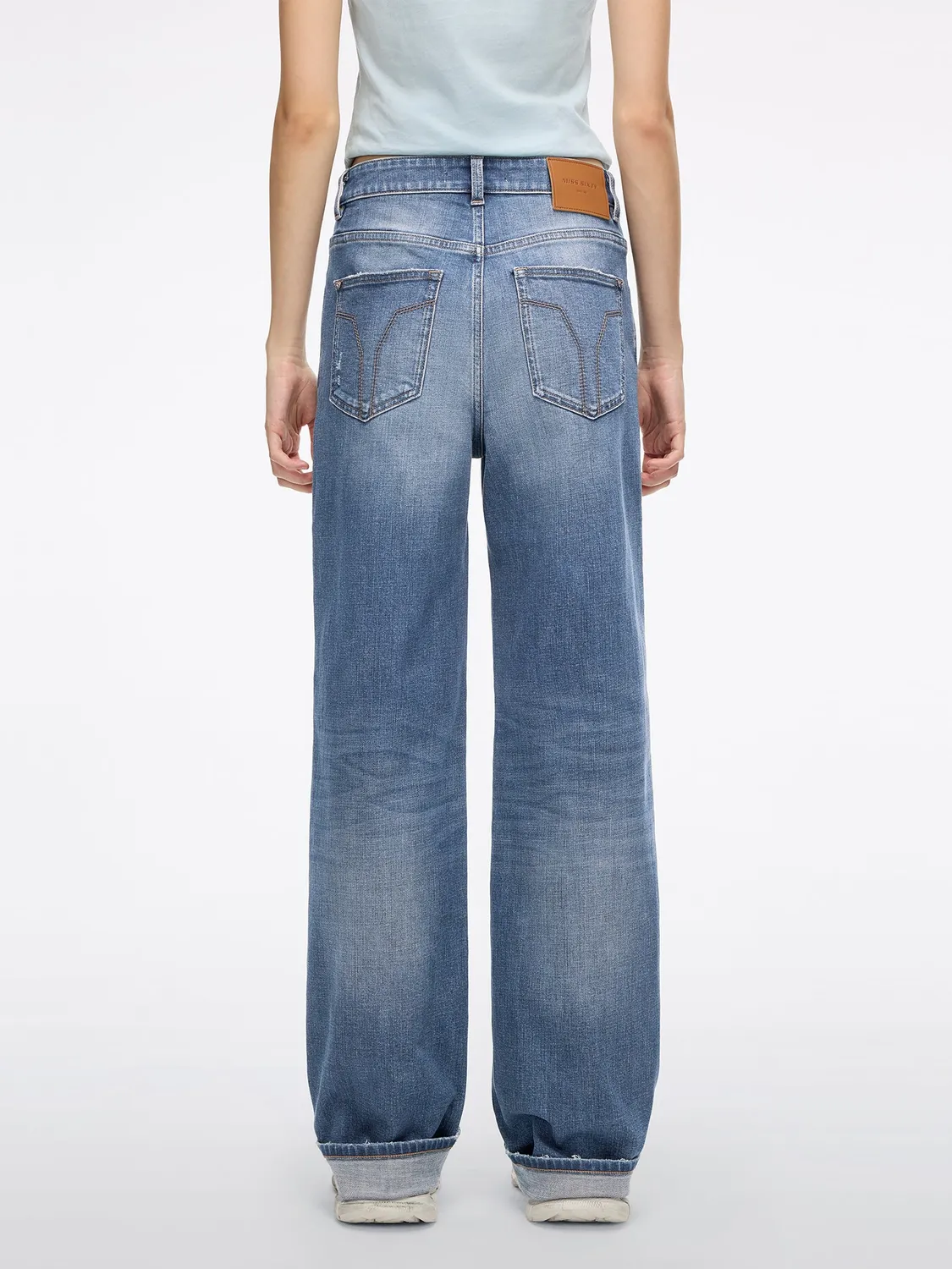 Miss Sixty Straight-Leg Jeans medium blue