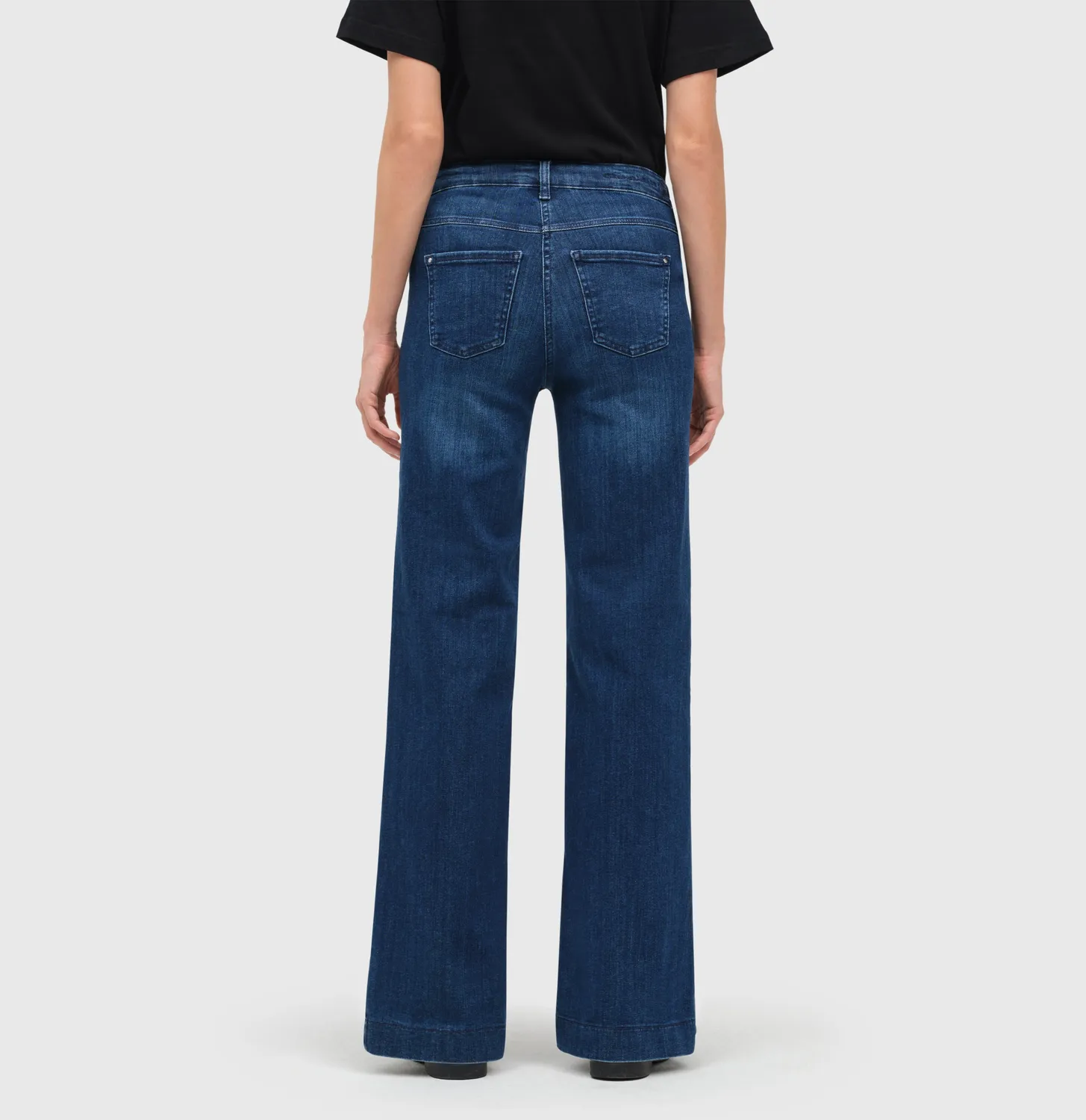 MAC Dream Wide authentic jeans mellemblå hyperstretch