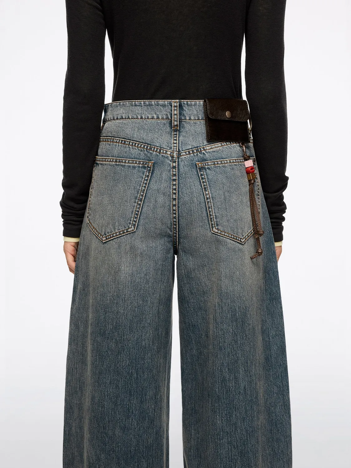 Miss Sixty barrel jeans blå 100% bomuld vedhæng
