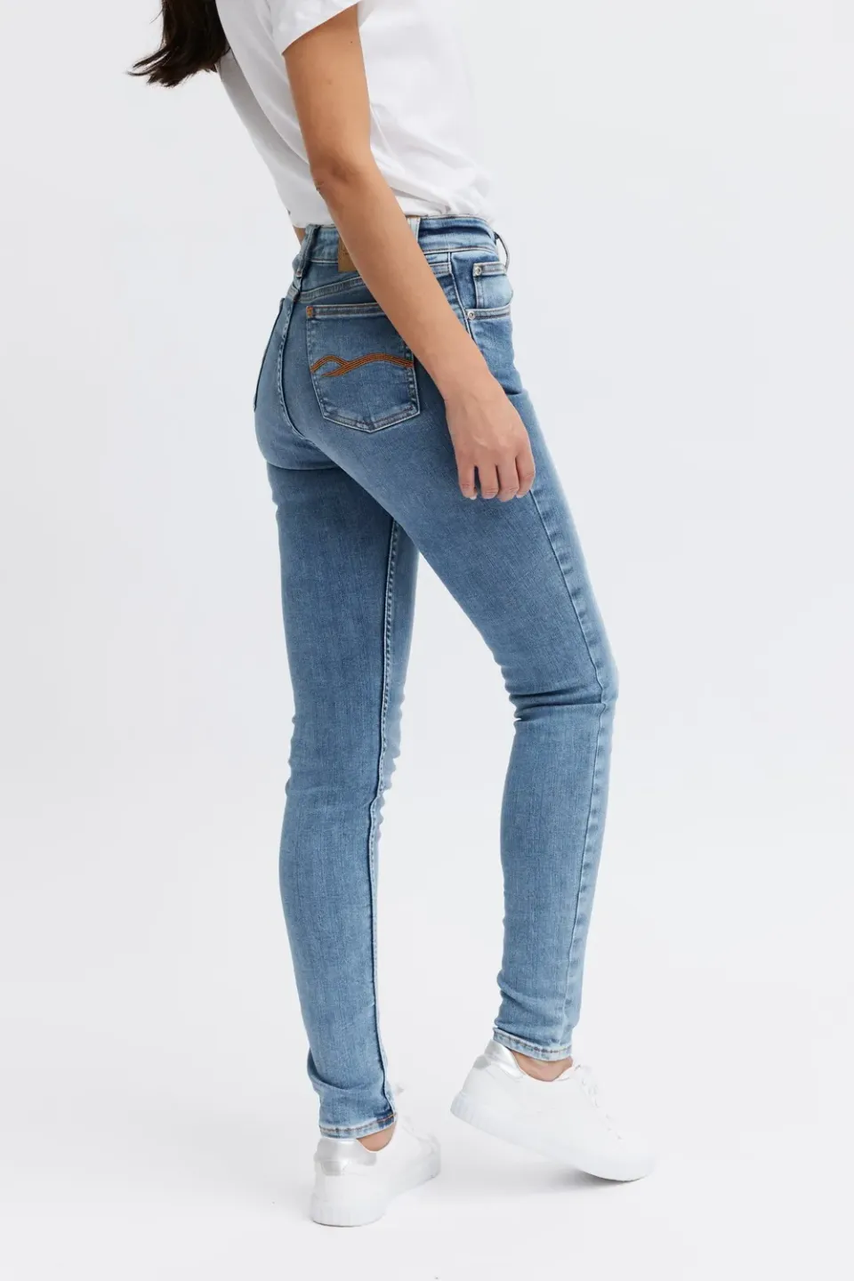Organsk Breeze Sinless Grace jeans str. 25-32 blå vask