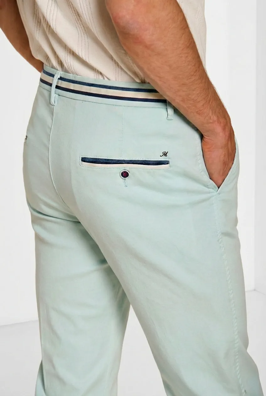Mason's Torino Summer chino lyseblå slim fit