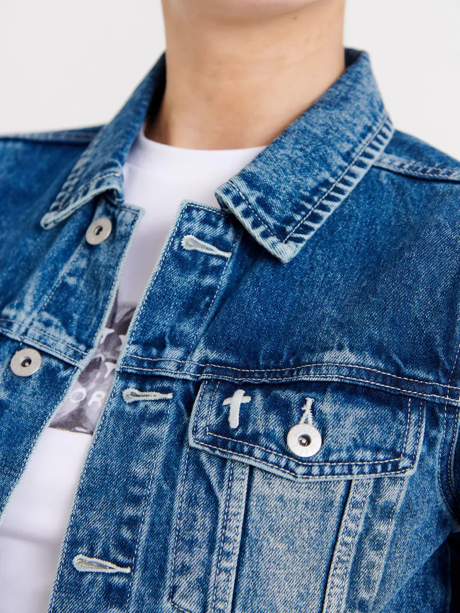 The Ragged Priest Trucker denimjakke 10 bleach blue