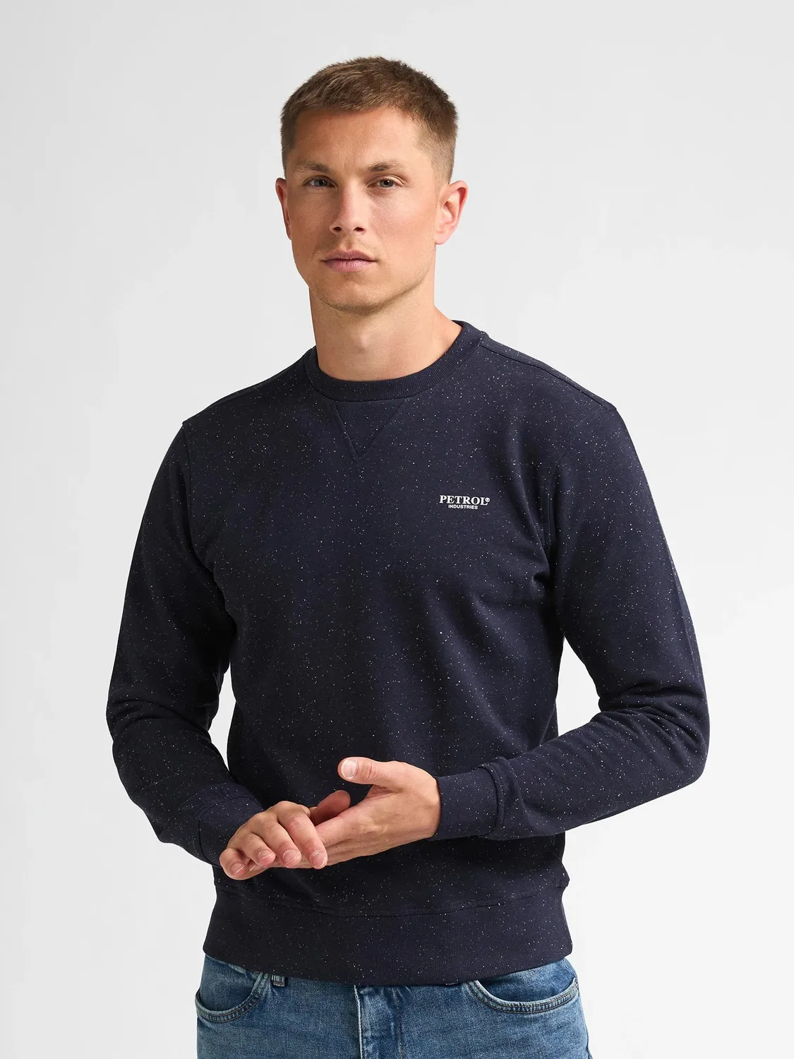 Petrol Industries Rosewood sweatshirt melange bomuldsmix