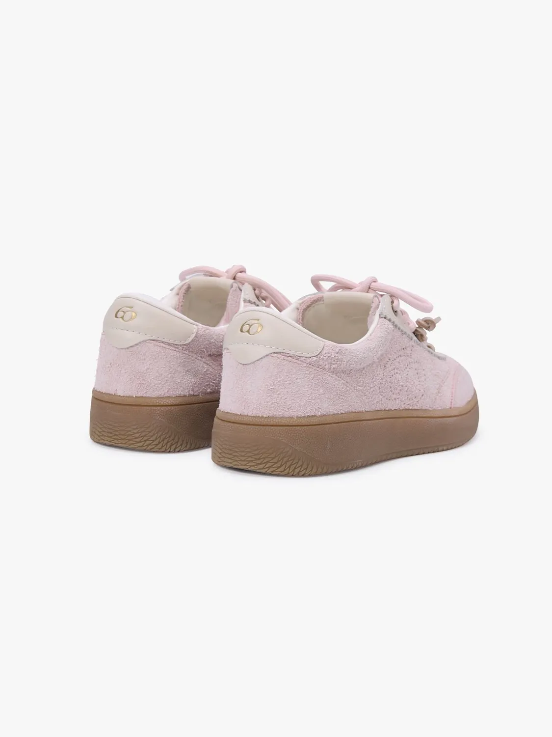 Miss Sixty lace-up sneakers baby pink læder