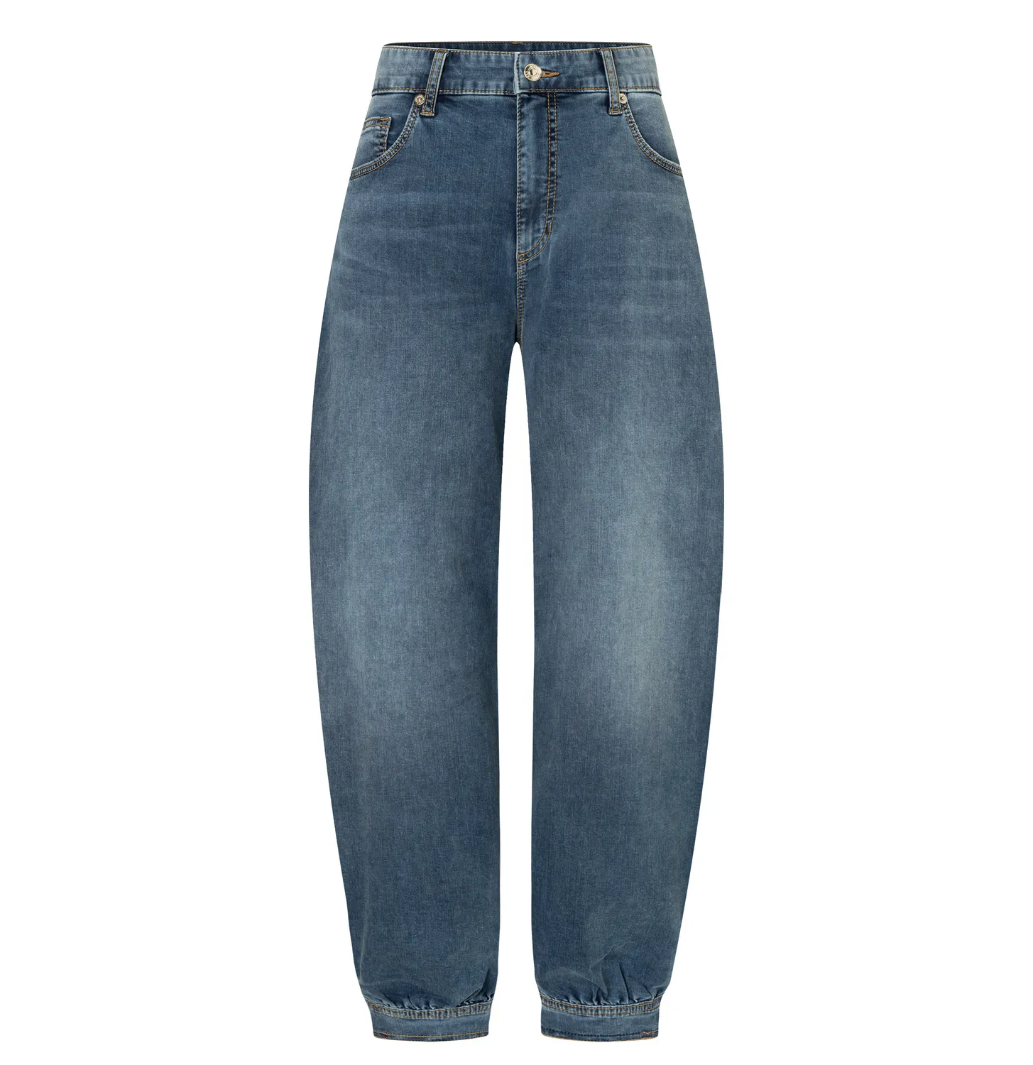 MAC Balloon jeans mellemblå barrel fit