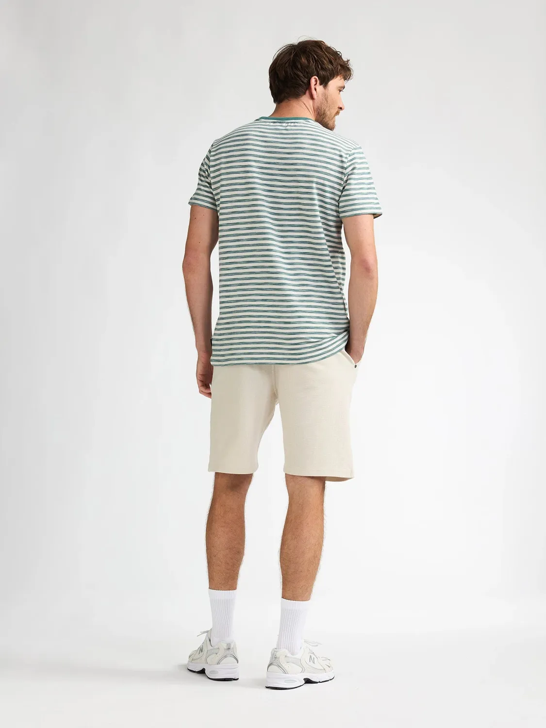 Petrol Industries Ceniza T-shirt stribet stretch regular